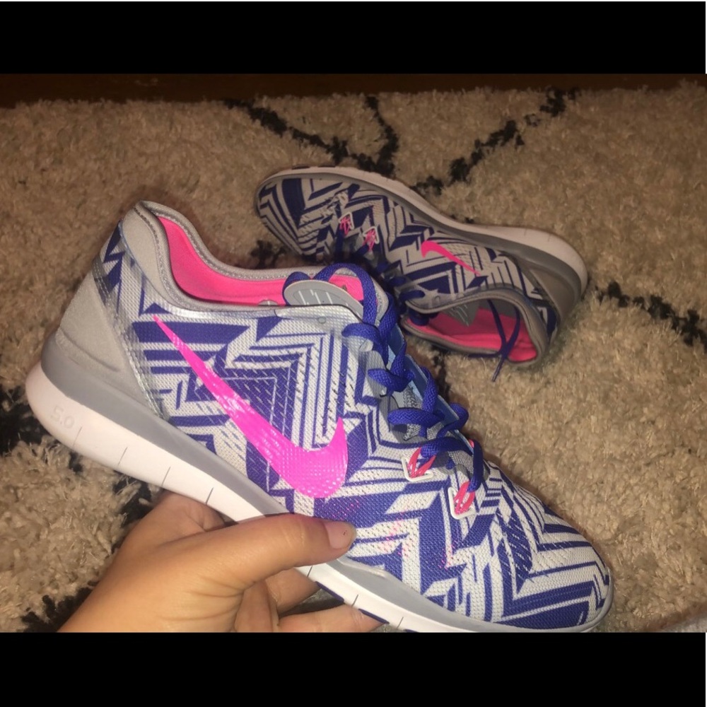 Nike Free 5.0 Women’s Sz 9.5 Purple and pink